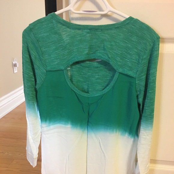 Ombré top 3/4 sleeve - Picture 3 of 3